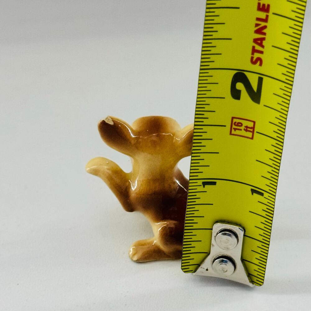 Tiny Vintage Ceramic MCM Dog Animal Miniature Japan - Picture 4 of 5